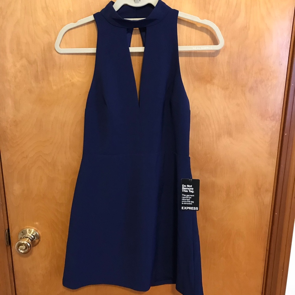 Express Women’s Navy Mini Evening Dress